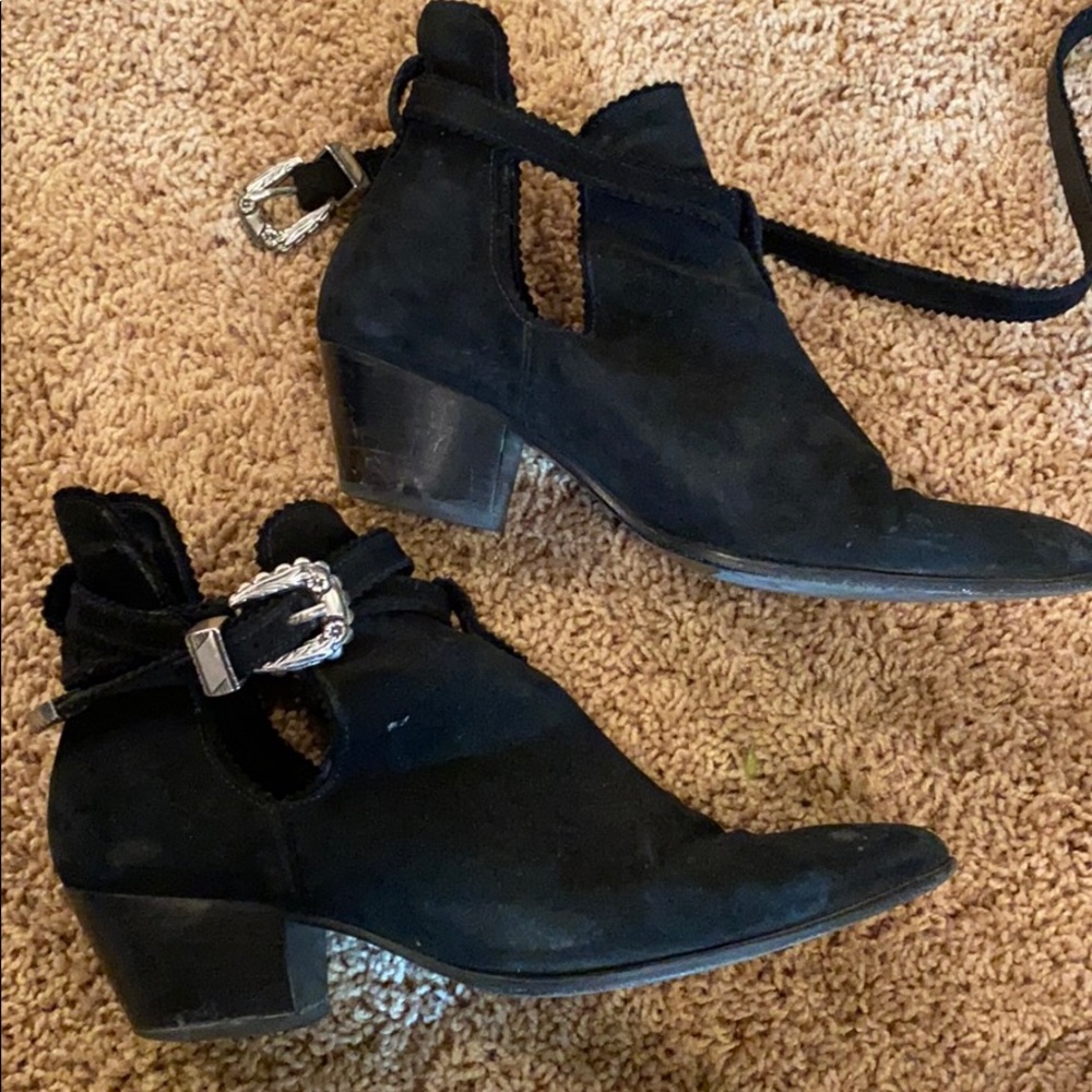 Sandro black boots